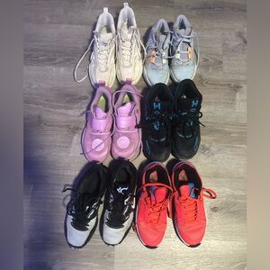 Basketball shoes lot